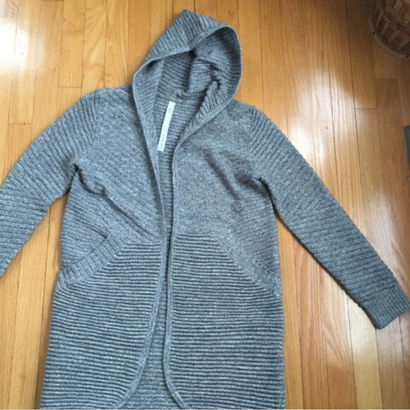 Lululemon As Promised Cardigan Heathered Speckled Black Style W3CQ7S Siz… - Picture 11 of 14